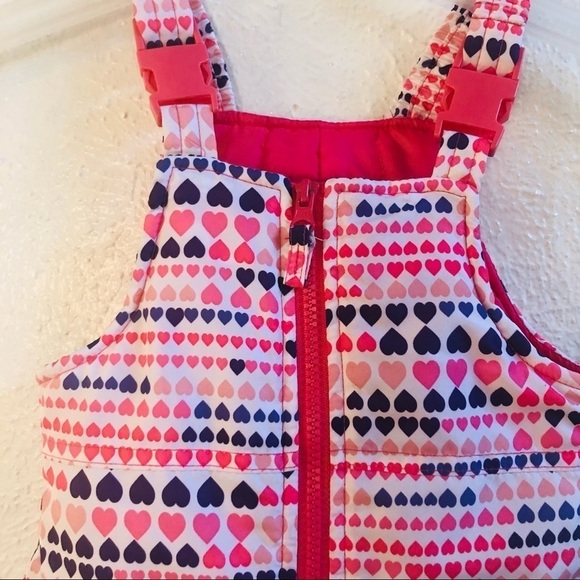 London Fog heart pattern snow pants - Picture 3 of 9